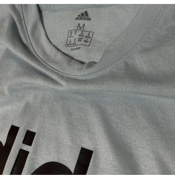 Adidas Blue Tank‎ Top Athletic Workout Gym Yoga Size M Activewear Sleeveless Tee - Picture 4 of 4